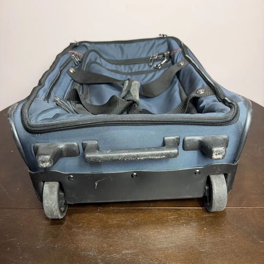 Briggs & Riley Transcend 23” Upright Rolling Duffle Luggage Blue TDUD526 $399